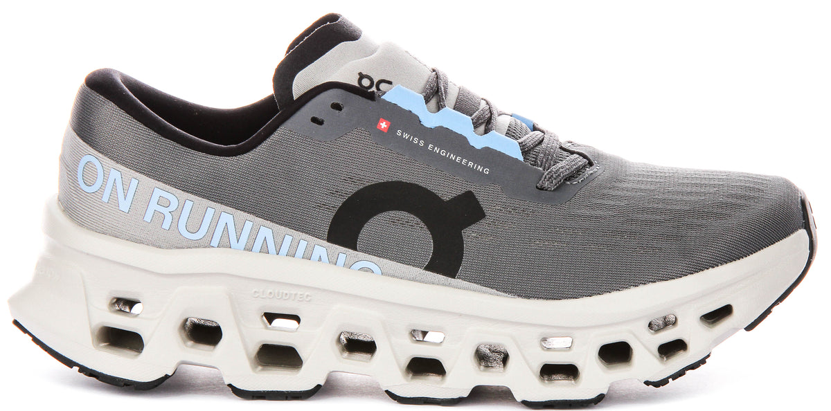 On Running Cloudmonster 3 In Grey For Men