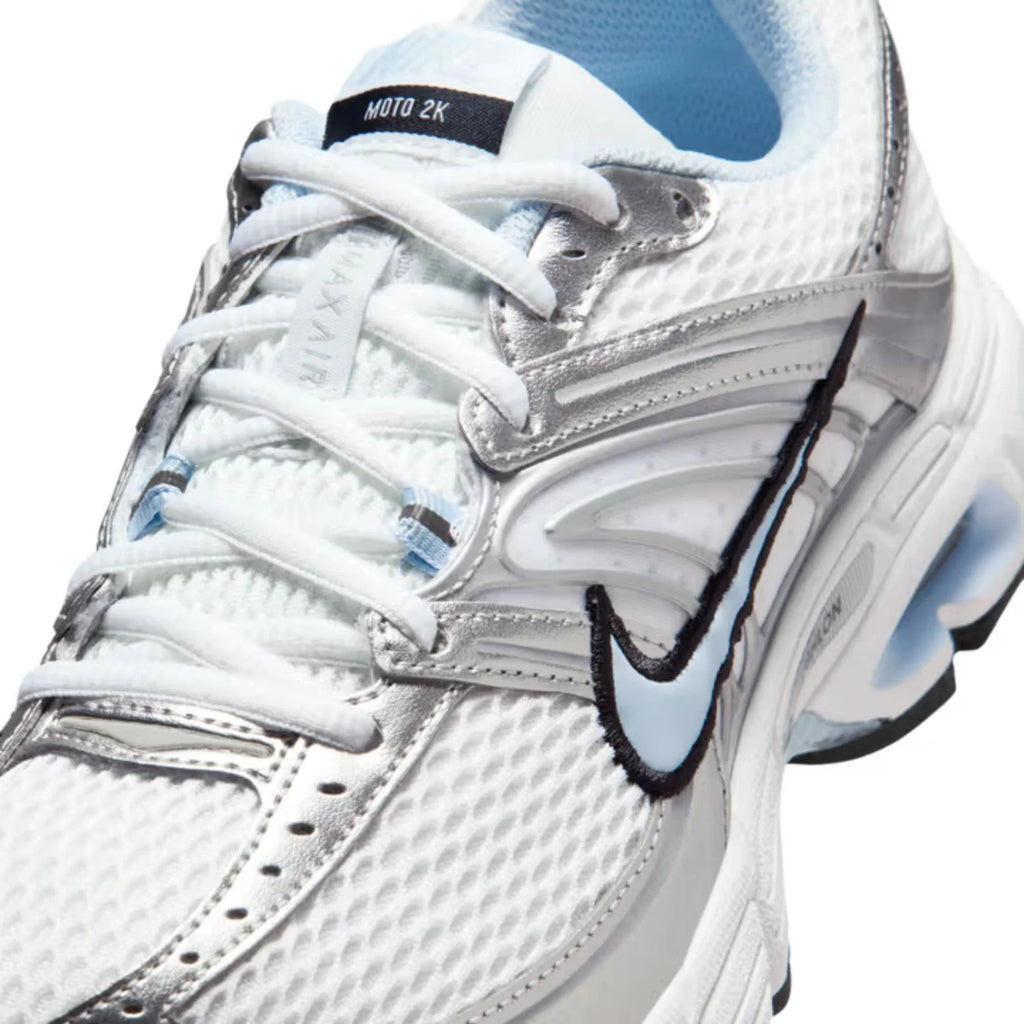 Nike Air Max Moto 2K 'White Silver Black Hydrogen Blue' Women's (2026)