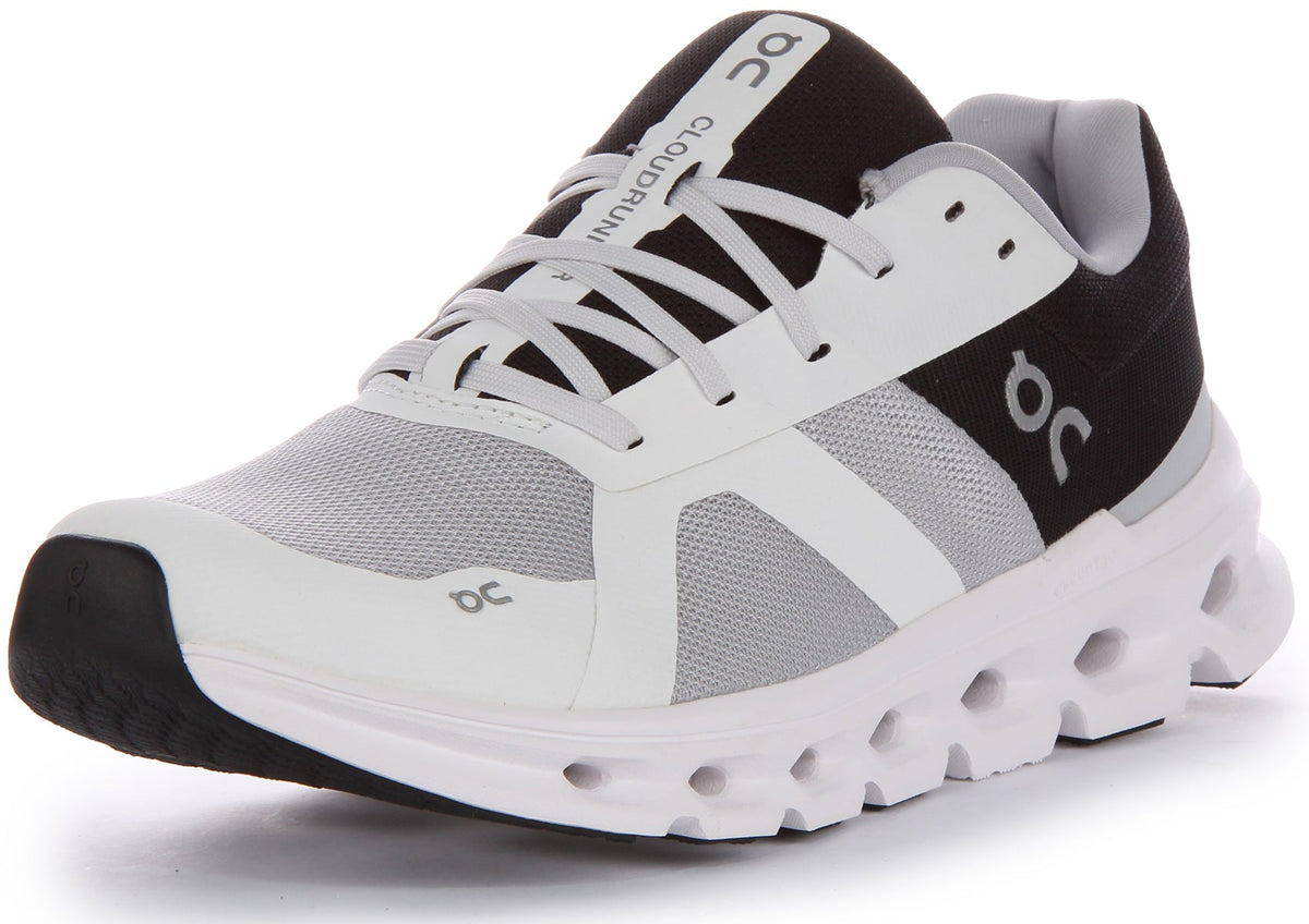 On Running Cloudrunner In White Black For Men