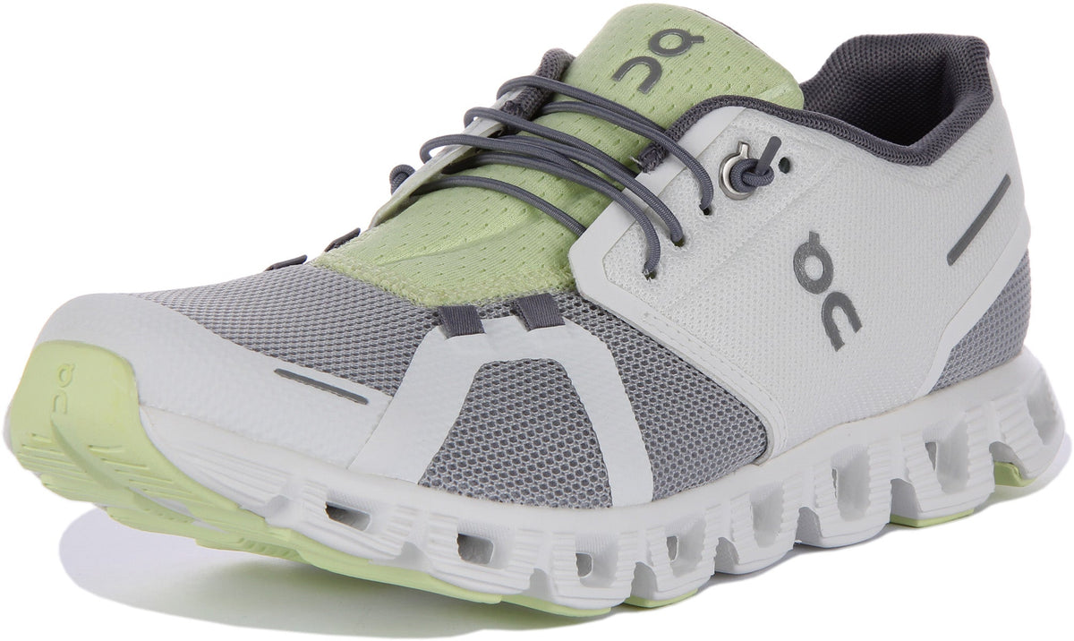 On Running Cloud 5 Push In White Grey For Men