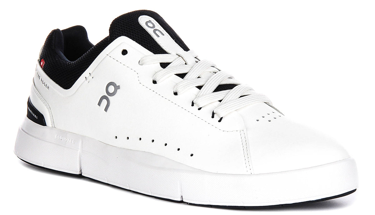 On Running The Roger Adv In White Navy For Men